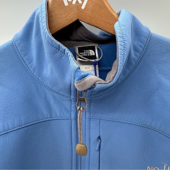 The North Face Softshell Fleece Blue Jacket Women Medium - Picture 4 of 9